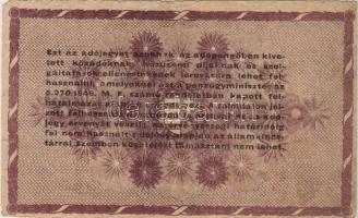 1946. 100.000Adópengő hátoldalon balra és jobbra tolódott nyomással T:III/IV