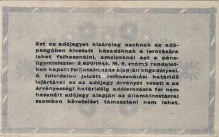 1946. 500.000Adópengő erős papírráncokkal T:I-