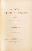Jókai Mór: A lőcsei fehér asszony. 3. köt. Bp., 1884, Révai. Gazdagon díszített, aranyozott, de megv...