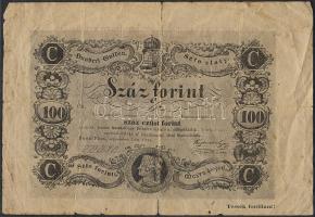 1880-as évek 100Ft "Kossuth bankó" imitációja, mint Révai féle reklám T:IV