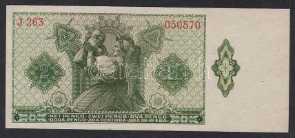 1940. 2P bal ívszél zöld festékcsíkkal! T:I