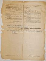 1945-ös kommunista röplap (sérült)