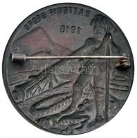 Osztrák-Magyar Monarchia 1916. "Szent György Üteg" tombak sapkajelvény (42mm) T:2 R!
Austr...