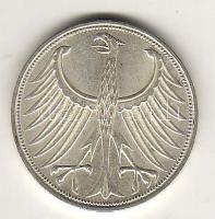Németország 1972F 5DM Ag T:2