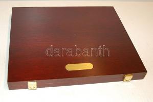 Németország 1991. "Német kancellárok" 7 klf Ag emlékérem összesen 128,5g T:PP hozzávaló de...