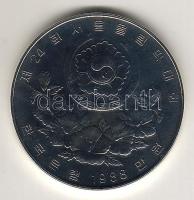 Dél-Korea 1988. 10.000W Ag "Olimpia-Szöul" T:PP Díszdobozban, tanúsítvánnyal.