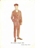 Studentika, erdélyi magyar diák / Hungarian student from Transylvania s: Haáz Rezső (EK)