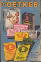 cca 1940 Dr. Oetker sütemény receptek, képes receptfüzet