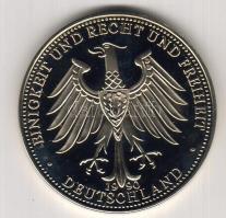 Németország 1990. "Egyesülés" Br/Ni emlékérem T:PP Tanúsítvánnyal.