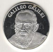 "Galilei" modern Ag 20g emlékérem T:PP Tanúsítvánnyal