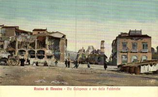 Messina, Via Colapesce e via delle Fabbriche / ruins
