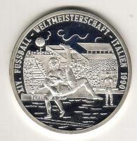 "Futball VB" 1990. Ag 20g T:PP Tanúsítvánnyal