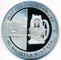 Mátyás Balázs (1974-) 2007. "Magyar Pénzverő Zrt. / Látogató Érem" (42,5mm) T:PP