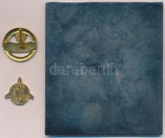 ~1970. MALÉV 30 éves törzsgárda kitüntetés miniatűrrel eredeti adományozói dísztokban T:2 + kiváló d...