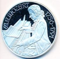 Ausztria 1991. 100Sch Ag "Mozart halálának 200. évfordulója" tanúsítvánnyal eredeti bárson...