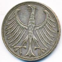 NSZK 1951F 5M Ag T:2,2- kis ph.
GFR 1951F 5 Mark Ag C:XF,VF small edge error
Krause KM112.1