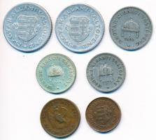 1893. 20f Ni + 1894-1916. 10f Ni, alpakka(2x) + 1946. 2f tombak + 1947. 10f tombak + 1946-1949. 1Ft ...