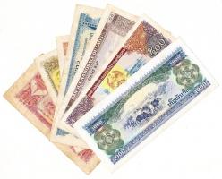 Laosz 1974-1979. 10K (2x) 1974-1975. 100K (2x) + 1979. 20K + 1988. 500K + 1992-2003. 1000K T:III
Lao...