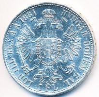 Ausztria 1881. 1Fl Ag "I. Ferenc József" T:1-,2 Austria 1881. 1 Florin Ag "Franz Joseph" C:AU,XF