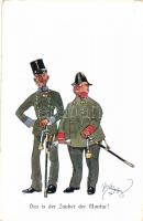 Das is der Zauber der Montur / K.u.K. Infanterie und Marine-Offizier B.K.W.I. 583-5 s: Schönpflug
