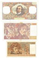 Franciaország 1976. 10Fr + 1978-1994. 100Fr (2x) T:III,III-
France 1976. 10 Francs + 1978-1994. 100 ...