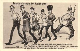 Bismarck sagte im Reichstag... / German military propaganda, humour s: Ad. Hoffmann