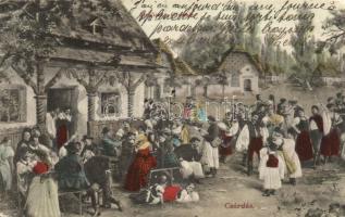 Csárdás, Streliszky felvétele / Hungarian dance, folklore, Divald (r)