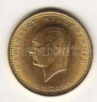 Törökország 1946. 100P Au "Atatürk" 7,016g T:1