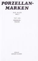 Poche: Porcelán védjegyek Battenberg Verlag német nyelven