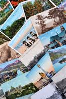 155 db régi képeslap nagyrészt európai országokból és az USA-ból az 1900-1930-as évekből