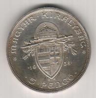 1938. 5P Ag "Szt. István" T:1/2