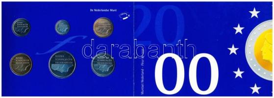 Hollandia 2000. 5c-5G "Beatrix" (6xklf) millenniumi forgalmi sor dísztokban T:1
Netherland...