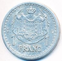 Monaco 1945. 1Fr Al T:2- Monaco 1945. 1 Franc Al C:VF