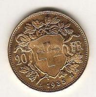 Svájc 1935LB 20Fr Au 6,45g T:1/2