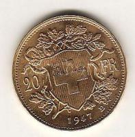 Svájc 1947B 20Fr Au 6,45g T:1/2