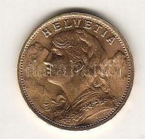 Svájc 1947B 20Fr Au 6,45g T:1/2