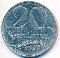 Lettország 1922. 20S Ni T:2,2- Latvia 1922. 20 Santimu Ni C:aXF