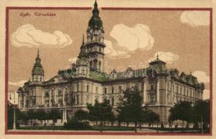 10 db RÉGI magyar városképes lap; több Budapest / 10 old Hungarian town-view postcards; more Budapes...