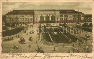 Strasbourg, Centralbahnhof / railway station, automobiles (EK)