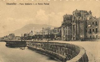 Palermo, Foro Umberto I, Porta Felice / square, port (EK)