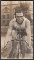 1924 Grimm J. Budapest bajnok a Grand Prix győztese, fotólap, 14x8 cm