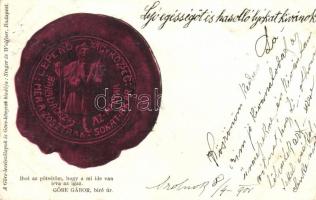 Göre Gábor bíró úr, 'Bajjal adózik az magyar mer a zosztrák sokat akar' / Hungarian folklore rhyme (EK)