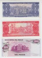 Uruguay 1967. 50P + 100P + 1974. 1000P T:I
Uruguay 1967. 50 Pesos + 100 Pesos + 1974. 1000 Pesos C:U...