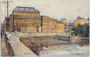 Prága 33 régi és 30 modern képeslap