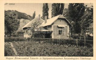 Balatonboglár, Magyar Államvasutiak Takarék és Segélyszövetkezetének üdülőtelepe, D épület