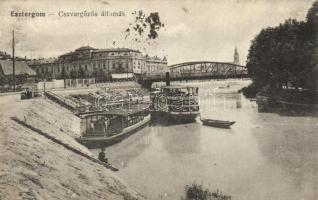 Esztergom, Csavargőzös állomás, Divald & Monostory (EK)