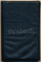 Fekete műbőr érmetartó album 60 férőhellyel