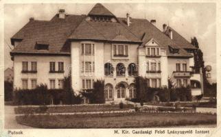 Putnok, Magyar királyi gazdasági felső leánynevelő intézet, Grünwald Ignác kiadása (EK)