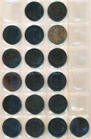 Olaszország 1862-1894. 10c (18x) T:vegyes Italy 1862-1894. 10 Centesimi (18x) C:mixed