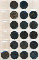 Olaszország 1862-1894. 10c (18x) T:vegyes
Italy 1862-1894. 10 Centesimi (18x) C:mixed